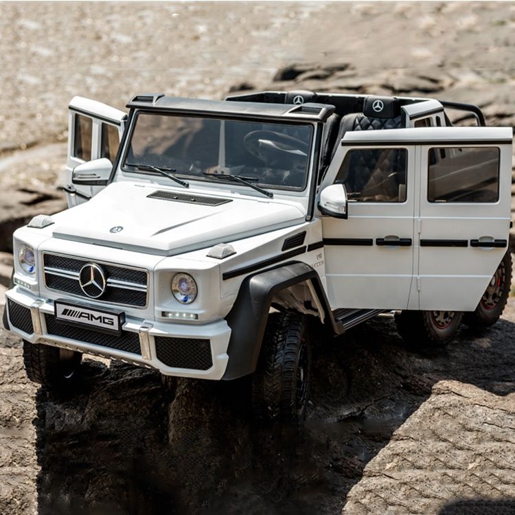 Детский электромобиль Mercedes-Benz G63 AMG (6*6)- Пикап с 2 багажниками Детский электромобиль Mercedes-Benz G63 AMG (6*6)- Пикап с 2 багажниками