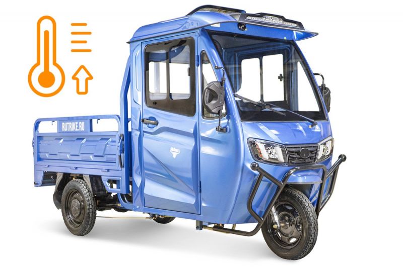 Грузовая электрическая тележка Rutrike КАРГО Кабина обогрев 1500 60V1000W Грузовая электрическая тележка Rutrike КАРГО Кабина обогрев 1500 60V1000W
